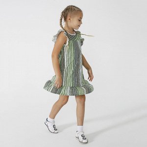 Платье для девочки Мотылек-зеленый