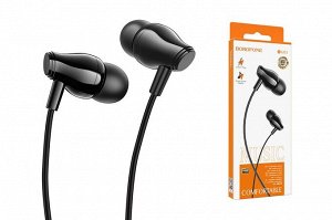 Проводные наушники BOROFONE BM61 с кнопкой, Jack 3.5mm AUX выход 1.2 м
