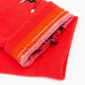 Носки женские, цвет красный, размер 36-39