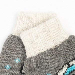 Носки женские шерстяные «Снегурочка», цвет серый, размер 25