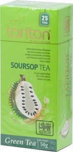 TARLTON. Soursop green 50 гр. карт.пачка, 25 пак.