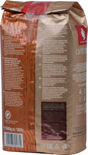 Jaf Tea JULIUS MEINL. Caffe Crema (зерновой) 1 кг. мягкая упаковка