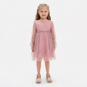 Платье сетка KAFTAN 30 (98-104 см), розовый