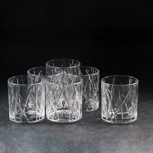 Стаканы стеклянные «Фрост», 350 мл, 8,4?9 см, 6 шт