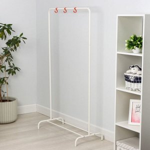 Вешалка напольная для одежды «Радуга», 82x39x147 см, белая