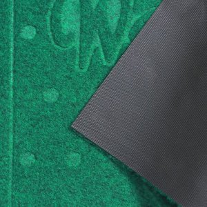 Коврик влаговпитывающий придверный без окантовки Доляна «Следочки», 38x58 см, цвет МИКС