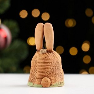 Колокольчик "Кролик маленький", керамика