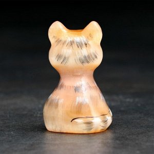 Сувенир "Котик Мотя", 7,5х7 см, селенит