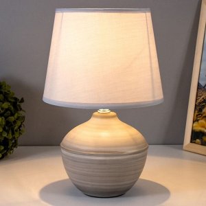 Настольная лампа "Глория" E14 40Вт серый 22,5х22,5х32 см RISALUX