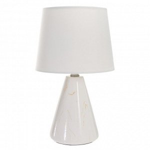 Настольная лампа "Брианна" E14 40Вт белый 18х18х28,5 см RISALUX