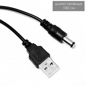 Фигурка светящаяся RISALUX «Хеллоу», LED-ночник, USB, от батареек 3xАА, белый, 36x13x4 см