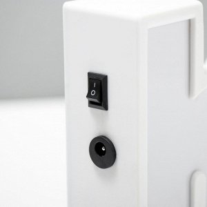 Фигурка светящаяся RISALUX «Хеллоу», LED-ночник, USB, от батареек 3xАА, белый, 36x13x4 см