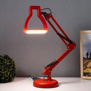 Настольная лампа Санлайт LED 4Вт USB 3000-6000K красный 14,5х16х58 см