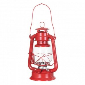 Керосиновая лампа декоративная красный 14х18х27,5 см RISALUX