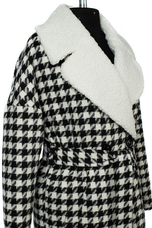 02-3166 Пальто женское утепленное (пояс)