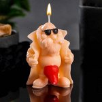 Фигурная свеча &quot;Дед Шалун&quot; телесный, 95гр
