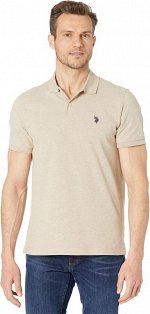 U.S. поло ASSN. Solid Cotton Pique поло with Small Pony