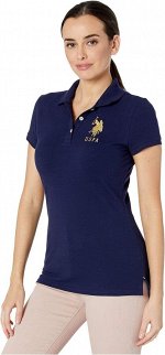 U.S. поло ASSN. USPA Metallic Print поло