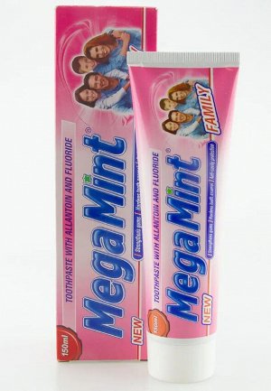 Зубная паста "MEGA MINT" Family (для всей семьи) 150мл