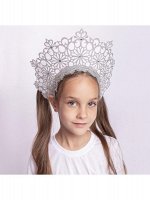 Кокошник Снегурочка блеск