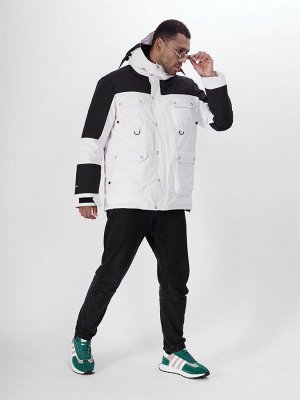 Горнолыжная куртка MTFORCE мужская белого цвета 2302Bl