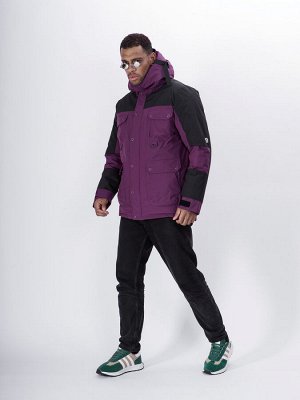 Горнолыжная куртка MTFORCE мужская фиолетового цвета 2302F