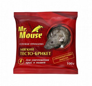 АВАНТИ  Mr. Mouse Тесто-брикет от грызунов 100гр