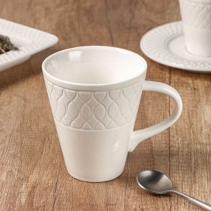 Чашка чайная фарфоровая «Магистро», 220 мл, 12×9×10 см