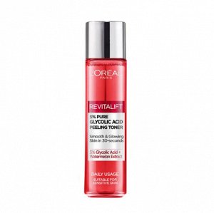 L 'Oreal Paris revitalift 5% гликолевая кислота Peeling Toner 180 мл