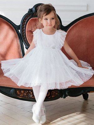 Платье для девочки нарядное белое