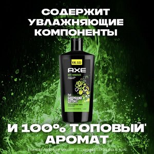 NEW ! AXE 2в1 гель для душа и шампунь ANTI HANGOVER XXL, Грейпфрут и лайм, увлажнение и свежесть 610 мл