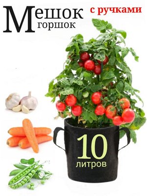 Контейнер BAGPOT c ручками 10 л.