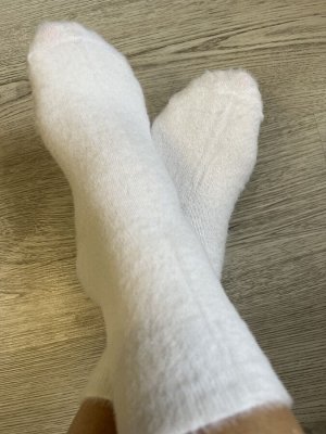 Женские носки из меха