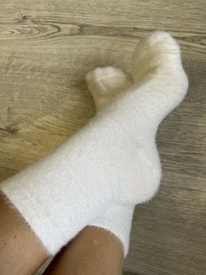 Женские носки из меха куницы