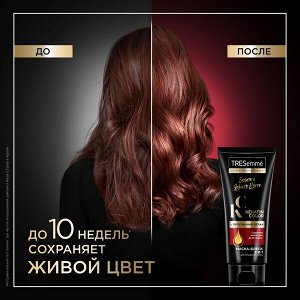 НОВИНКА ! TRESemme KERATIN COLOR маска-блеск 3 в 1 для окрашенных волос Защита и яркость цвета с ПРОТЕИНАМИ ШЁЛКА 200 мл