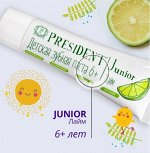 PresiDENT Junior 6+ зубная паста-гель со вкусом лайма 50мл, шт