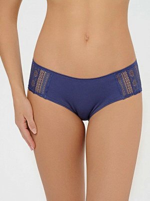 LUI et ELLE EC0536 bleu saphir Женские трусы шортики из хлопкового полотна