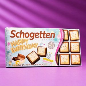 Шоколад Schogetten Happy Birthday, 100 г