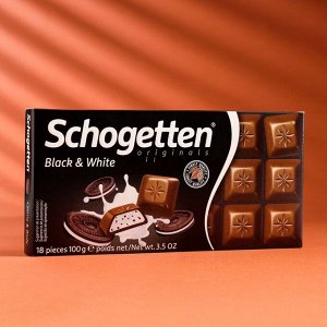 Шоколад Schogetten Black&amp;White, 100 г