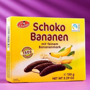 Суфле Schokobananen банановое в шоколадной глазури, 150 г 4887261