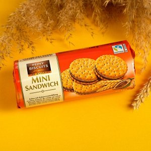 Печенье Feiny Biscuits из хрустящего бисквита и какао-крема, 180 г