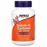 NOW Indole-3-Carbinol 200мг, 60капс. Индол