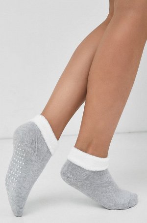 Детские махровые носки с силиконом на стопе