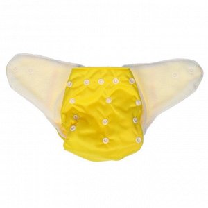 Крошка Я Многоразовый подгузник «Сладкие булочки», цвет жёлтый