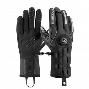 Зимние велосипедные перчатки Rockbros S212BK