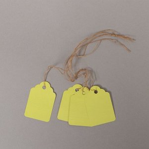 Бирки садовые, для маркировки растений, 4.5x3 см, набор 20 шт., пластик, МИКС, Greengo