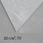 Материал укрывной, 10 ? 3.2 м, плотность 20 г/м?, с УФ-стабилизатором, белый, Greengo, Эконом 20%