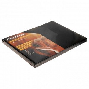 Обложки для переплета A3, 230 г/м2, 100 листов, картонные, черные, тиснение под Кожу, Office Kit