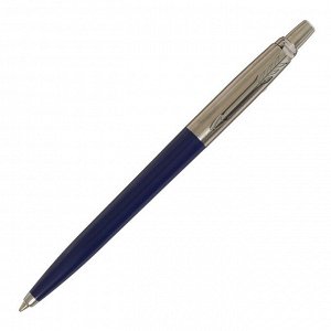 Ручка шариковая Parker Jotter K60 Blue M, корпус из нержавеющей стали, синие чернила