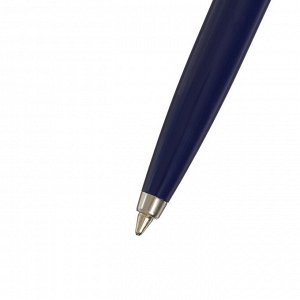 Ручка шариковая Parker Jotter K60 Blue M, корпус из нержавеющей стали, синие чернила